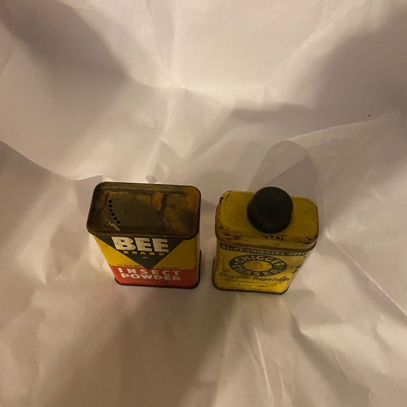 Vintage tins.  Colmans mustard, drenches ground cloves - Picture 2 of 4